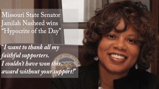 Anti-Gun Hypocrite Missouri State Senator Jamilah Nasheed