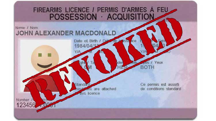 Canada's Robust Firearm License Revocation System