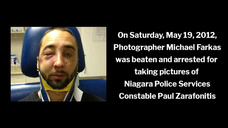 Constable Paul Zarafonitis Photographer Michael Farkas