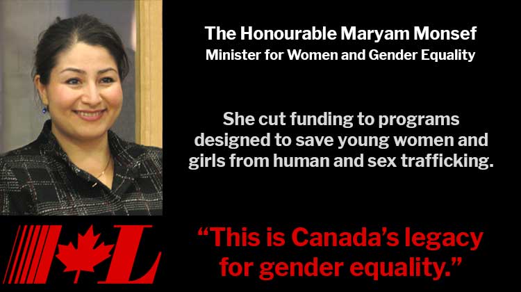 Maryam Monsef: Minister of Women Slashes Funding to Women's Shelters