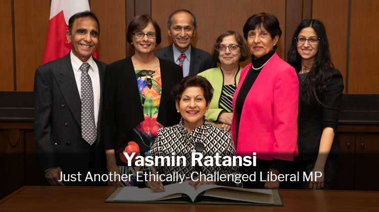 Yasmin Ratansi: Just Another Ethically-Challenged Liberal MP