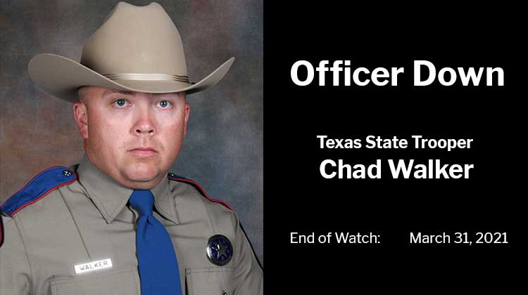Officer Down Texas State Trooper Chad Walker