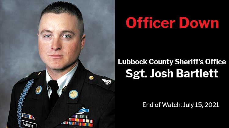 Officer Down: Lubbock County Sheriff's Office Sergeant Josh Bartlett