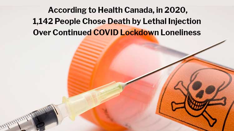 2020: COVID-19 Lockdown Loneliness Responsible for 1,412 Suicides By MAiD