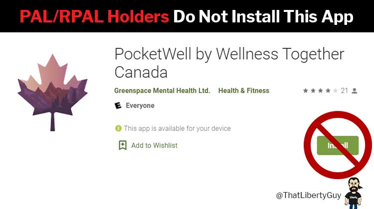PAL/RPAL Holders Do Not Install This App